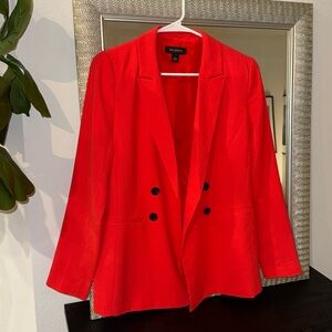 Orange Halogen Oversized Blazer